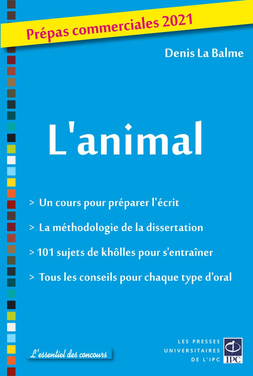 L'animal - Prépas commerciales 2021 book