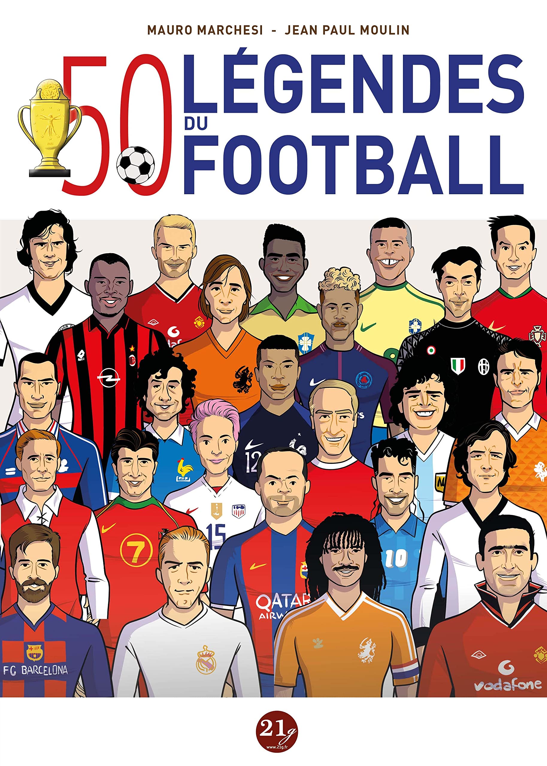 50 légendes du football book