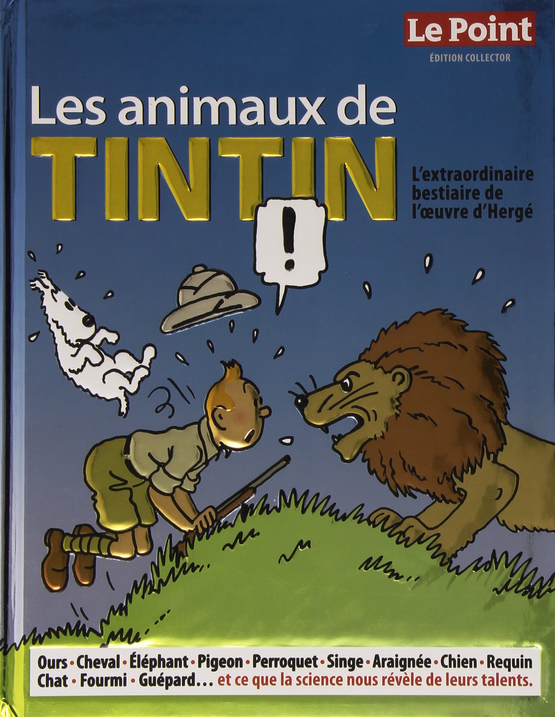 animaux de tintin ed collector book