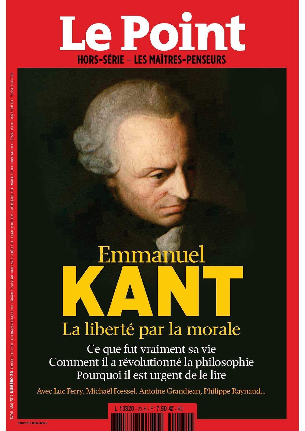Le Point les Maitres Penseurs N 22 Emmanuel Kant Avril 2017 book