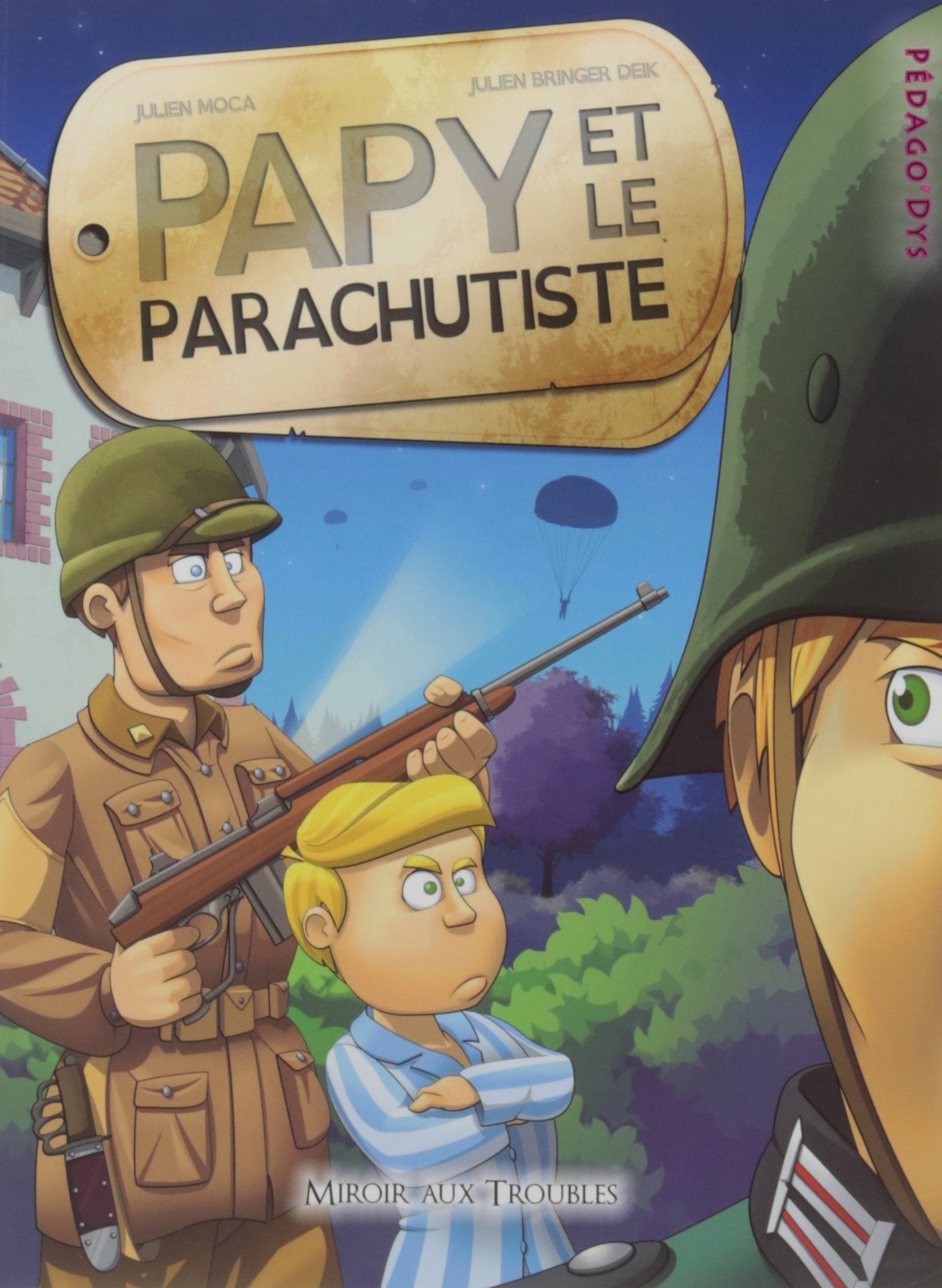 Papy et le parachutiste : adapté aux lecteurs dyslexiques Books