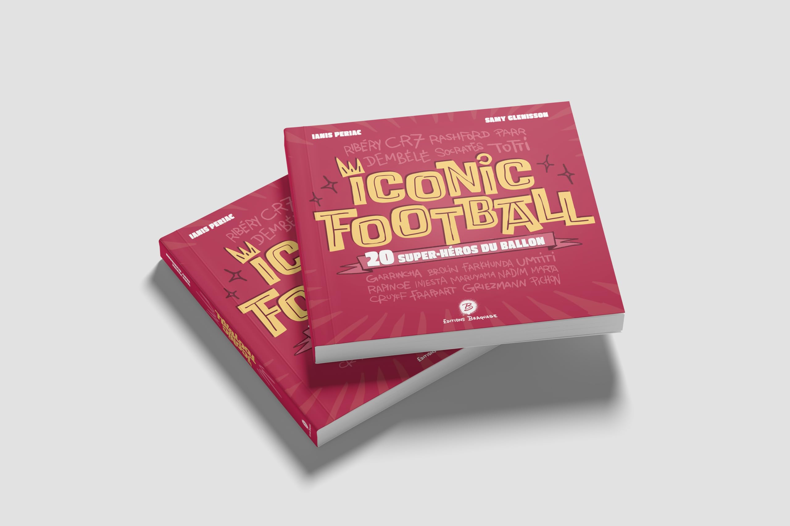 Iconic football: 20 super-héros du ballon book