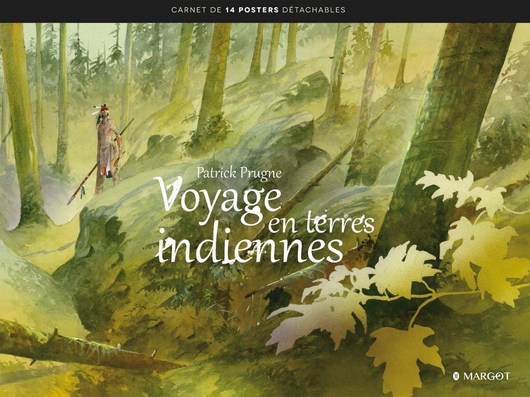 Voyage en terres indiennes: carnet de posters book