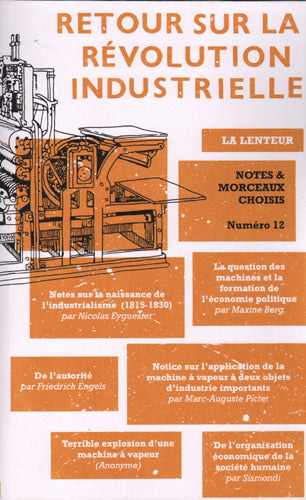 Notes & morceaux choisis : bulletin critique des sciences, des technologies et de la société industrielle, n° 12. Retour sur la révolution industrielle book