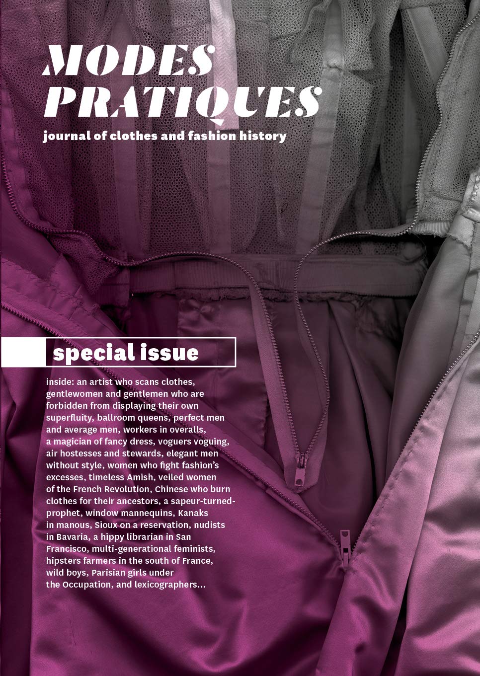 Modes pratiques : journal of clothes and fashion history, special issue book