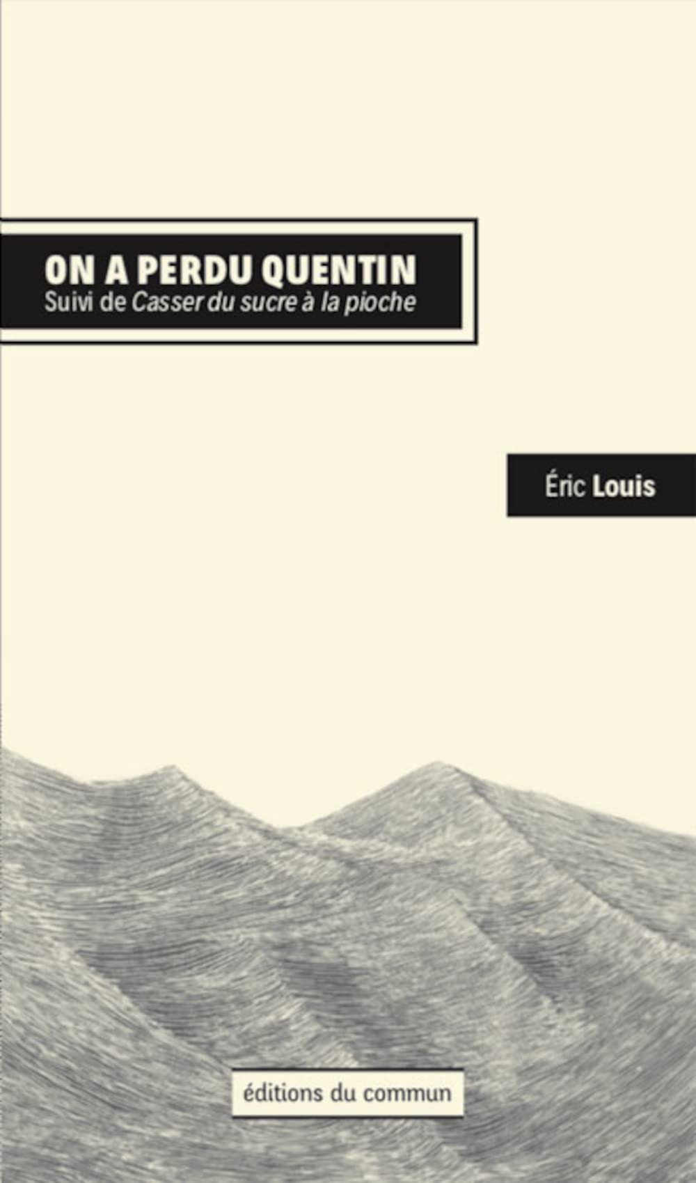 On a perdu Quentin : Suivi de Casser du sucre à la pioche Essays & Short Stories