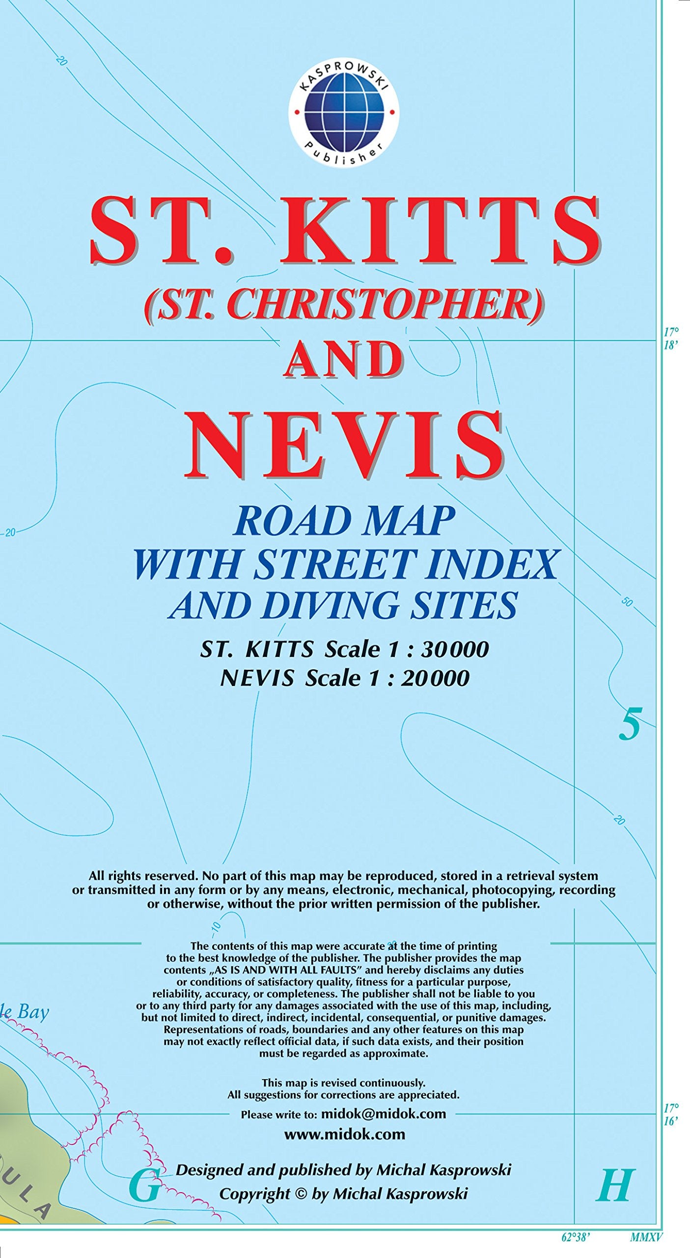 Saint Kitts / Nevis - 1/30.000 et 1/20.000 book