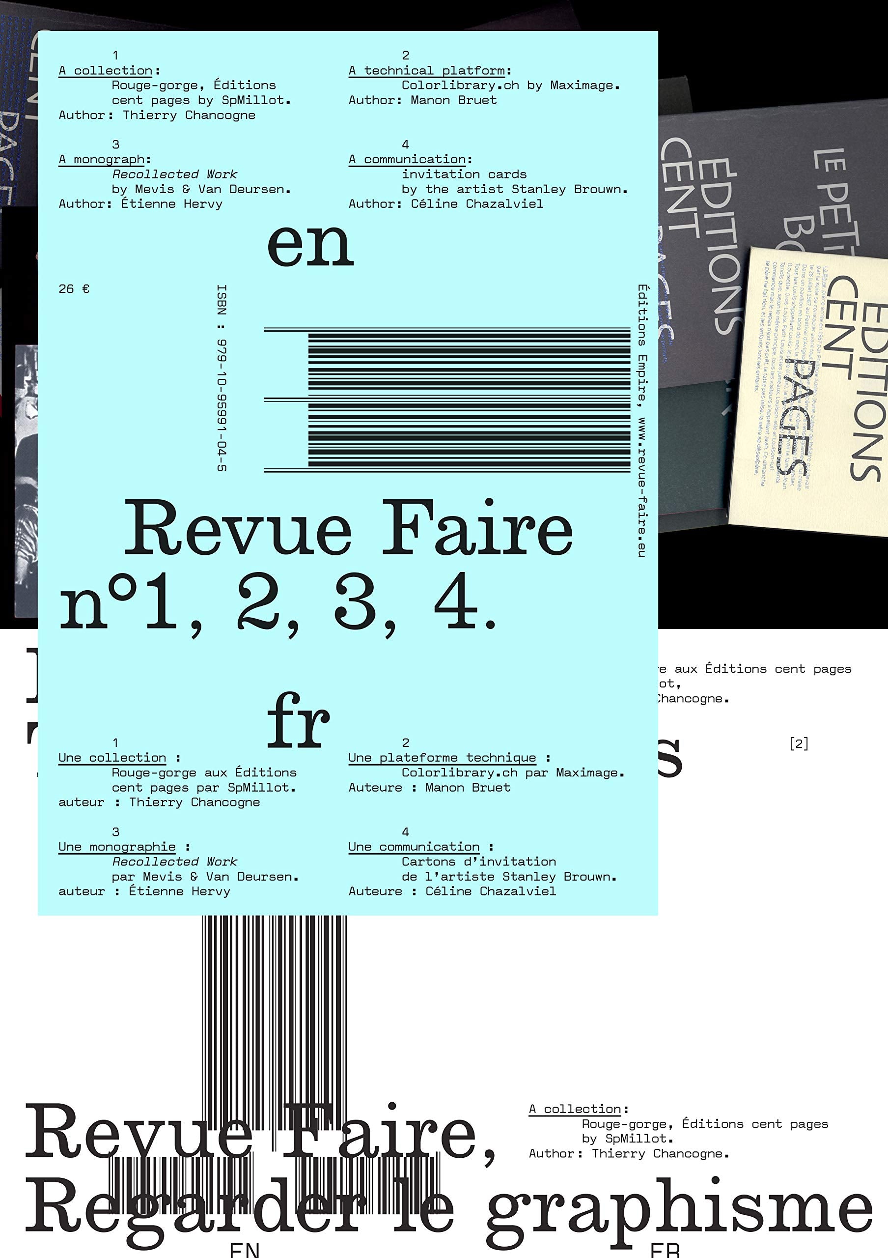 Faire - To Look At Things - Volume 01 (#1, 2, 3, 4): Regarder le graphisme Film, Art & Culture