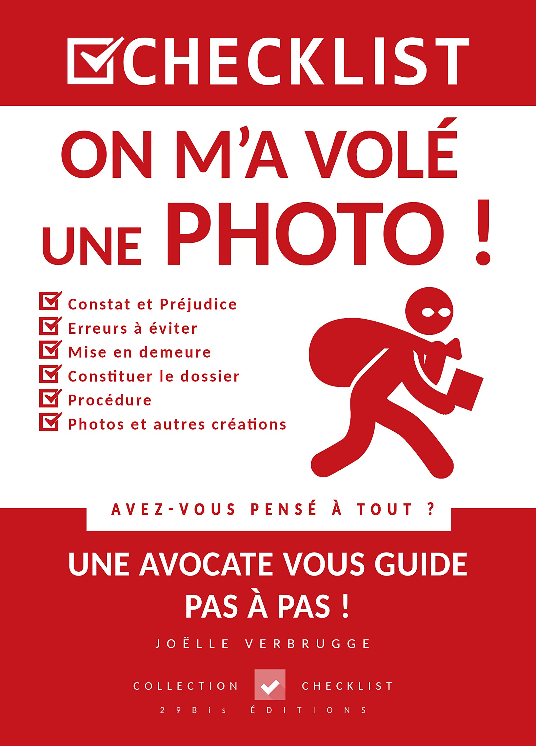 CHECKLIST On m'a volé une Photo ! book