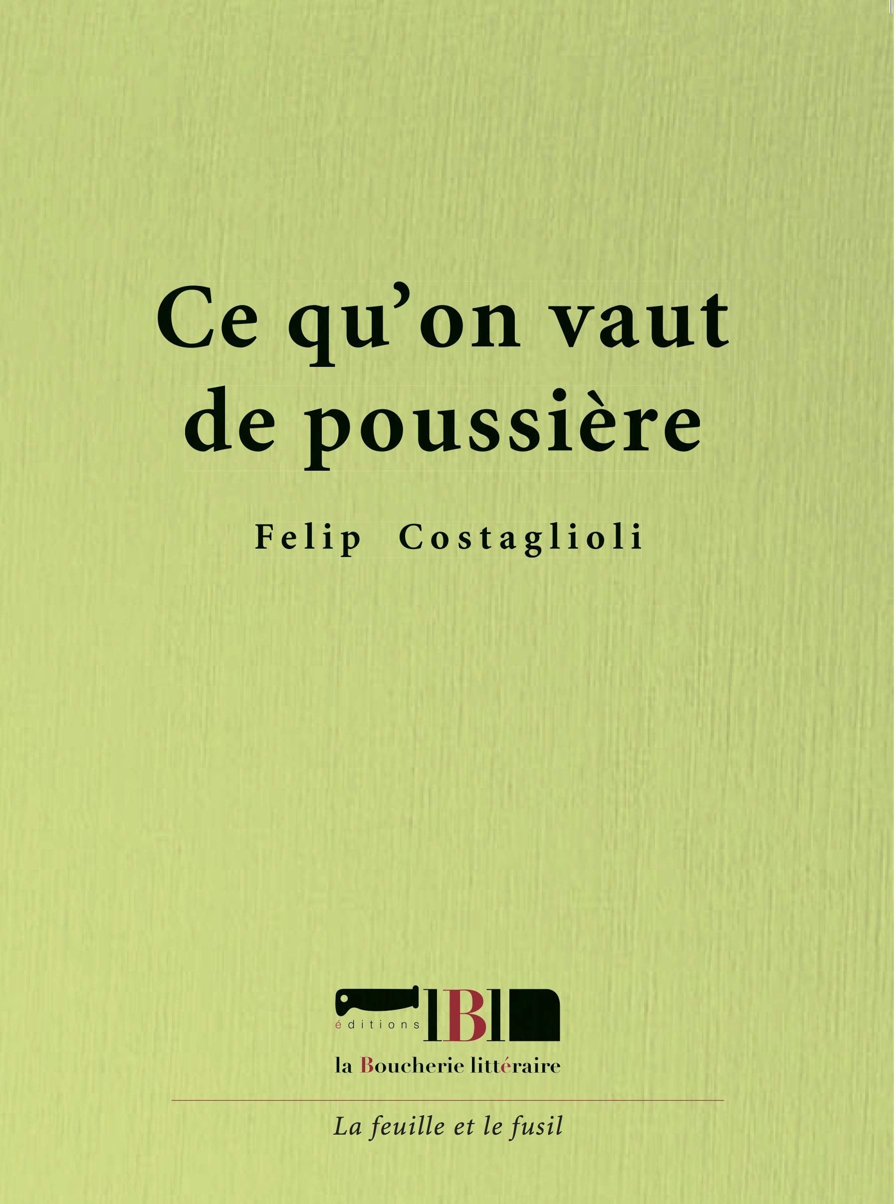 Ce qu'on vaut de poussière Poetry