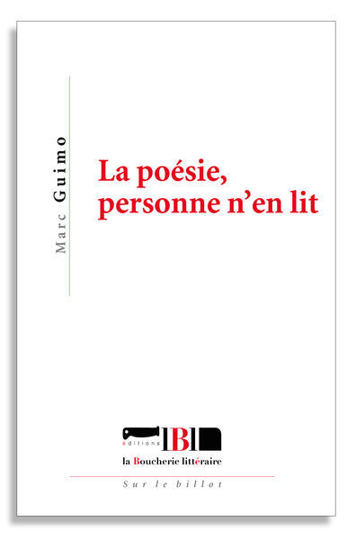 La poésie, personne n'en lit Poetry
