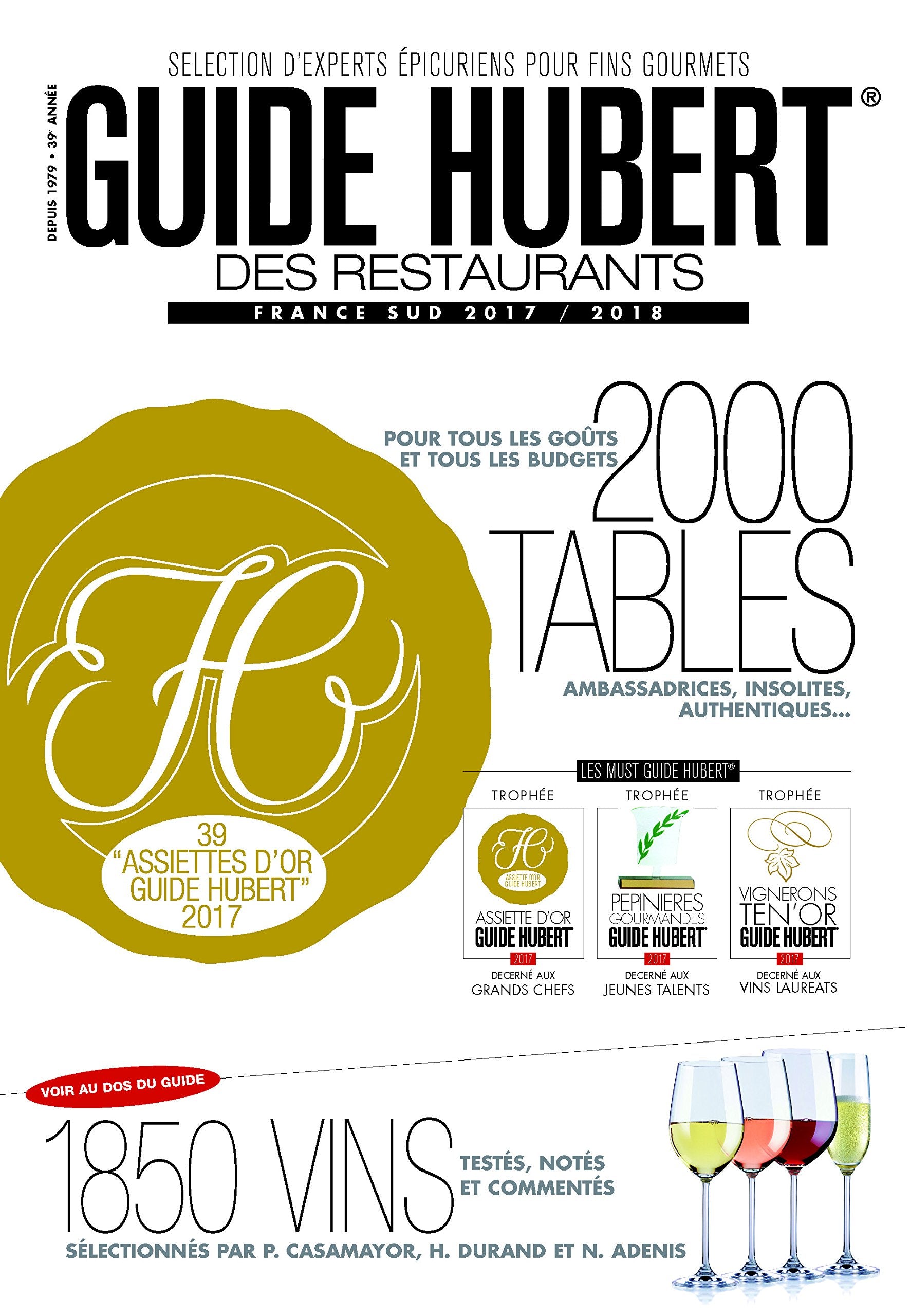 Guide Hubert 2017/2018 France Sud Books