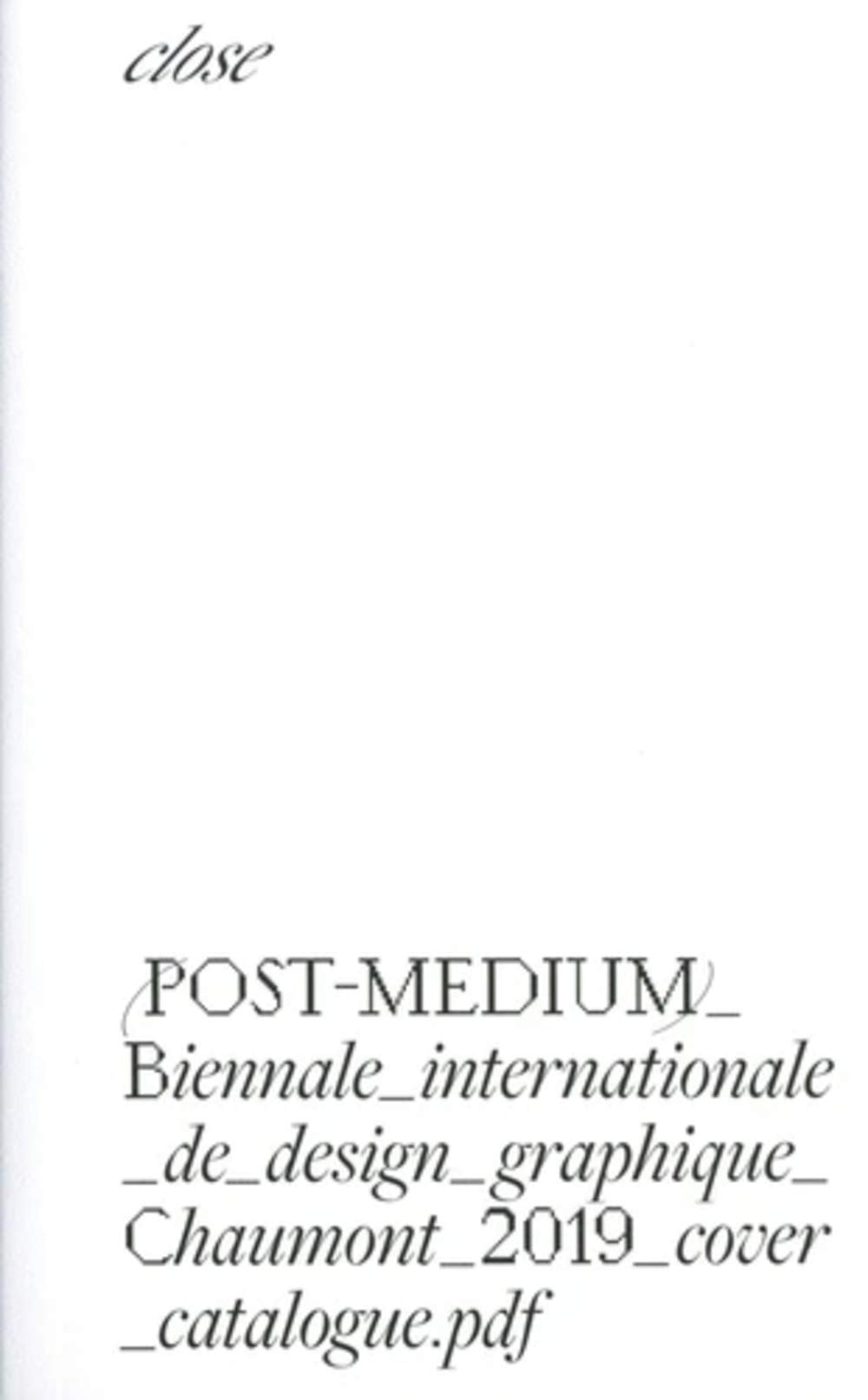 Catalogue de la biennale internationale de design graphique book
