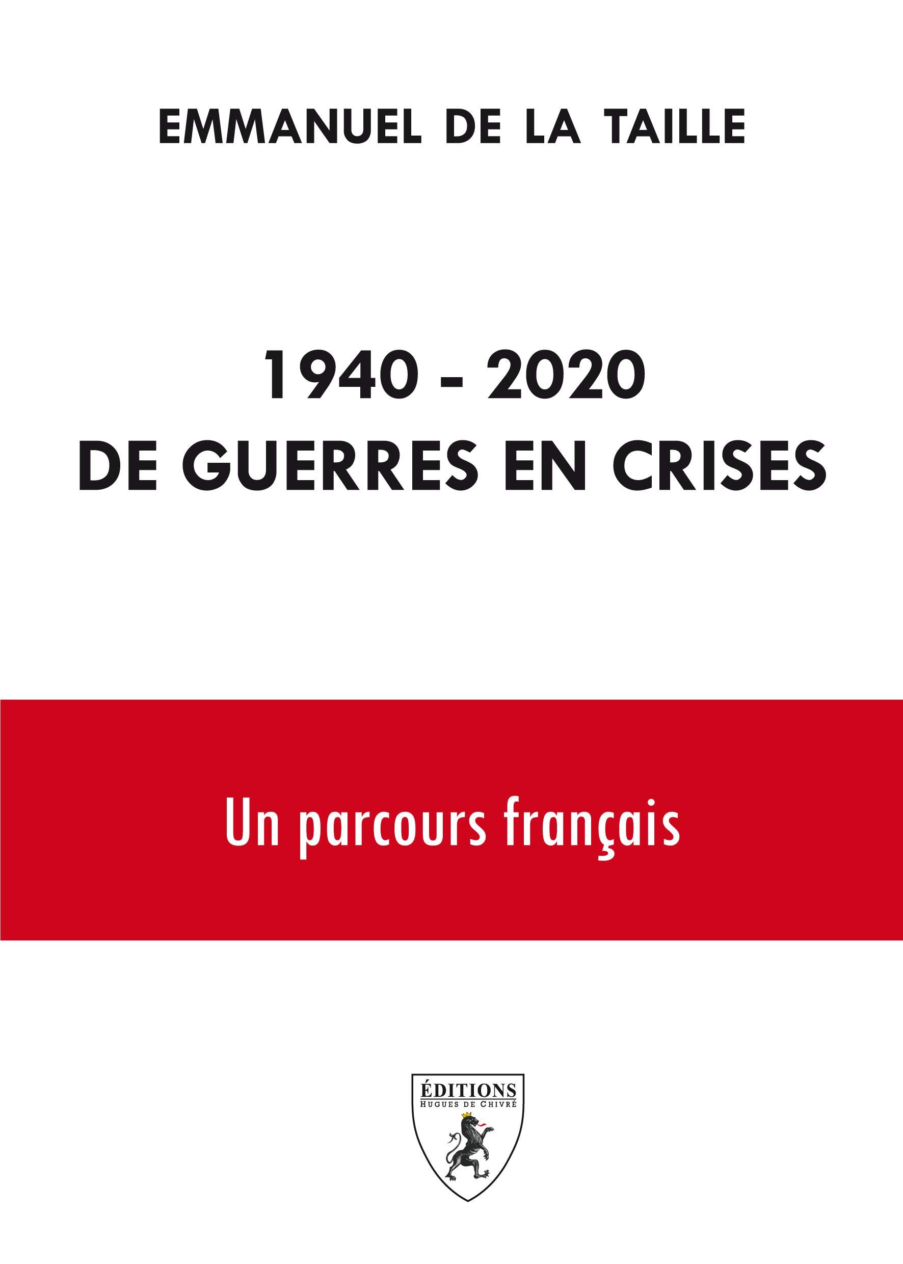 1940-2020, de guerres en crises - un parcours français Contemporary literature