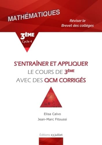 Maths 3e, brevet des collèges: S'entraîner avec des QCM corrigés book