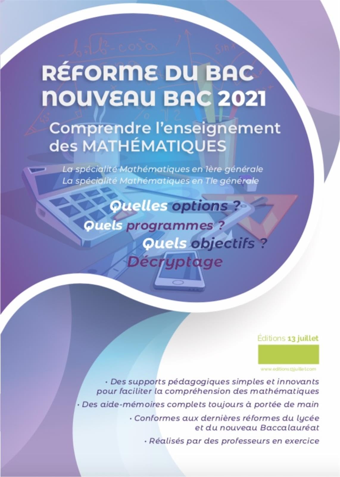 Décryptage : les mathématiques et le nouveau Bac 2021 Books