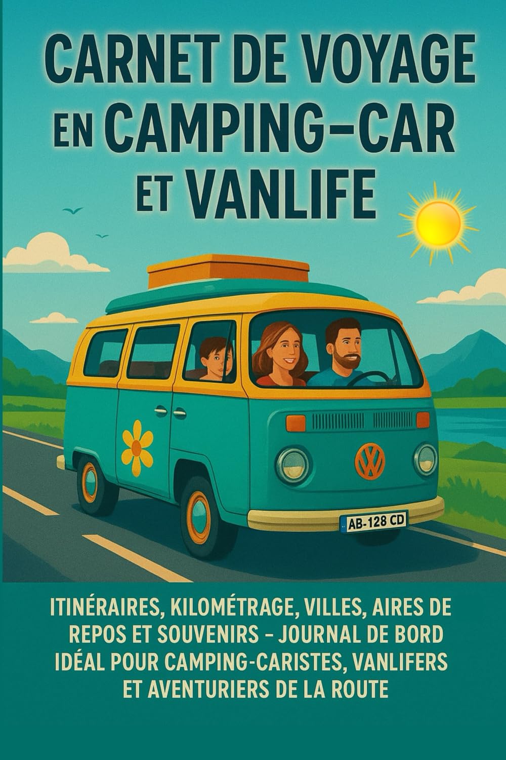 CARNET DE VOYAGE EN CAMPING-CAR ET VANLIFE: Itinéraires, kilométrage, ville, aires de repos et souvenirs. Journal de bord, idéal pour ... de la route.120 pages. LE CADEAU IDÉAL ! book