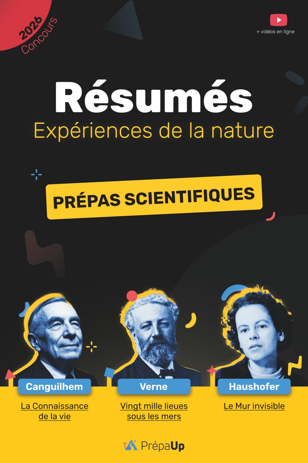 Résumés Prépas scientifiques 2025-2026 - Expériences de la nature (Canguilhem, Verne, Haushofer) book