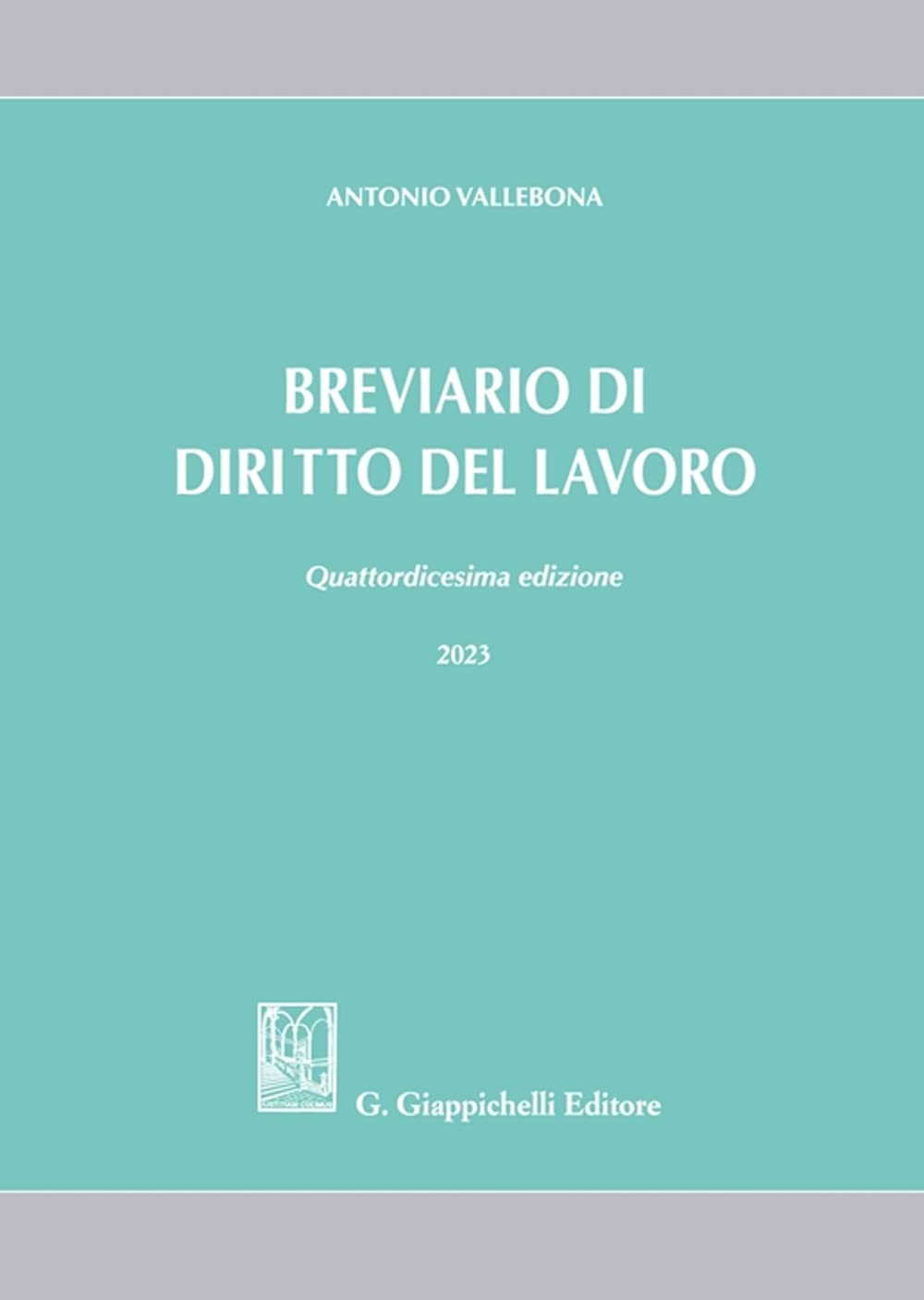 Breviario di diritto del lavoro Law