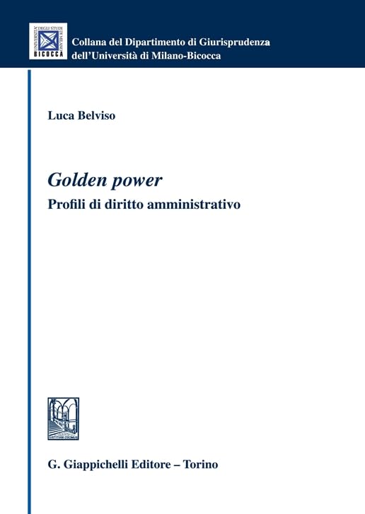 Golden power. Profili di diritto amministrativo book