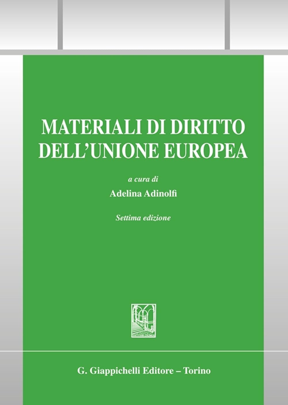 Materiali di diritto dell'Unione Europea book