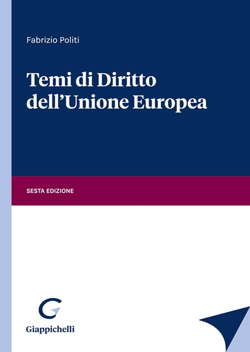 Temi di diritto dell'Unione Europea book