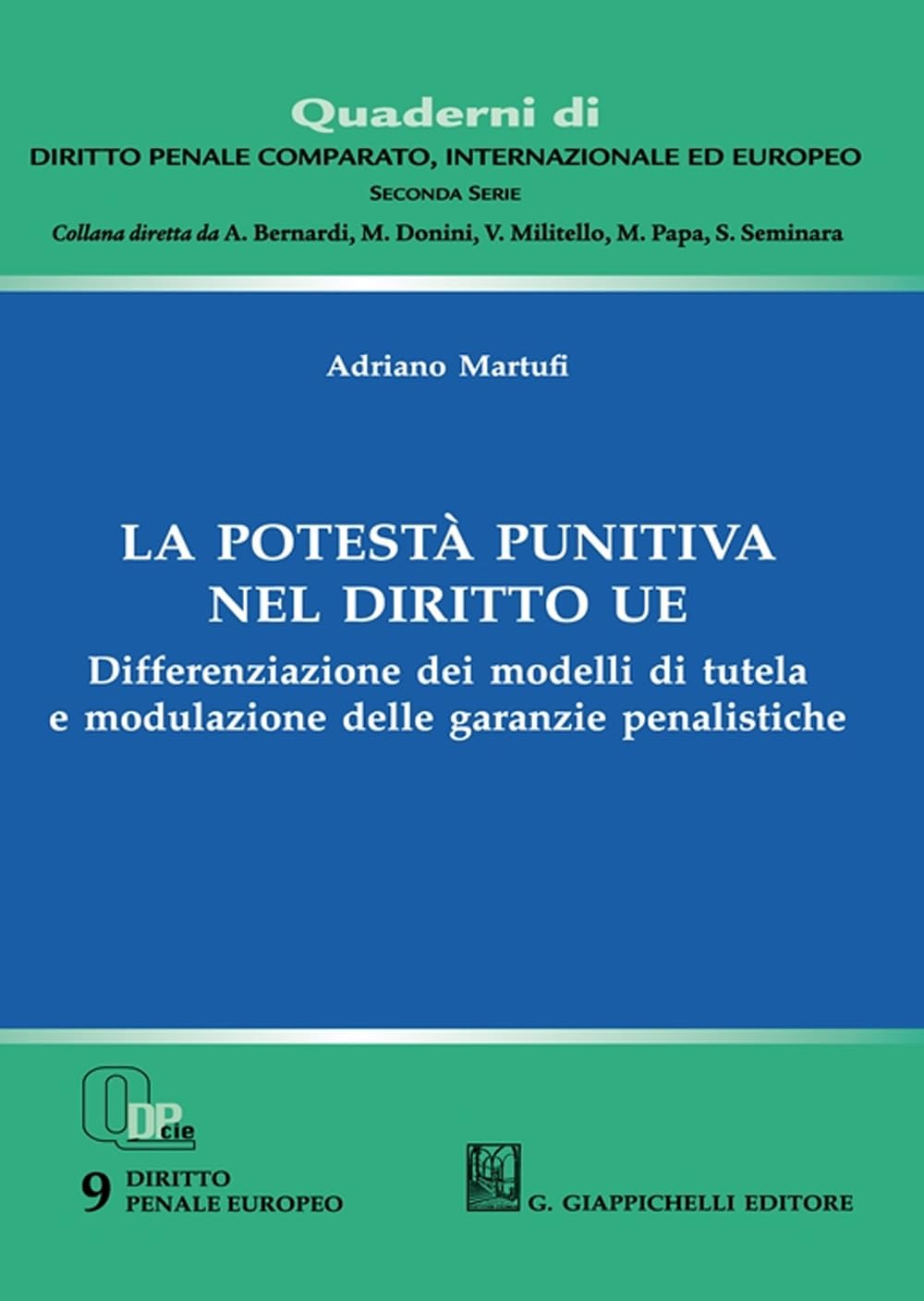 Product Image: La potestà punitiva nel diritto UE