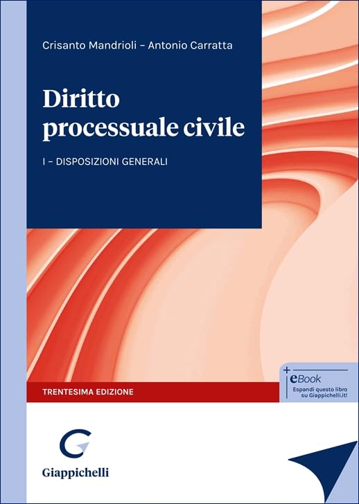 Diritto processuale civile. Disposizioni generali (Vol. 1) Law