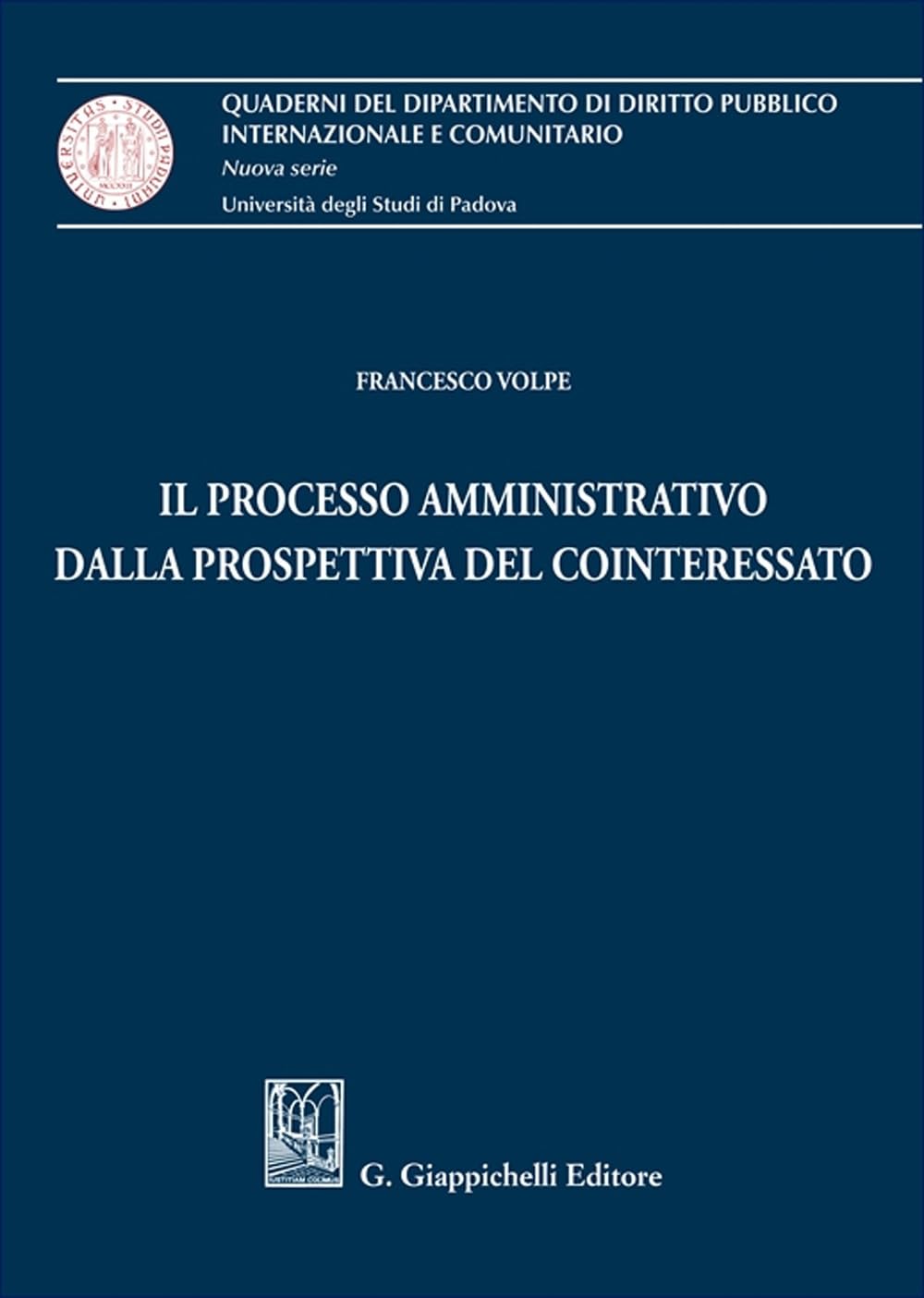 Il processo amministrativo dalla prospettiva del cointeressato book
