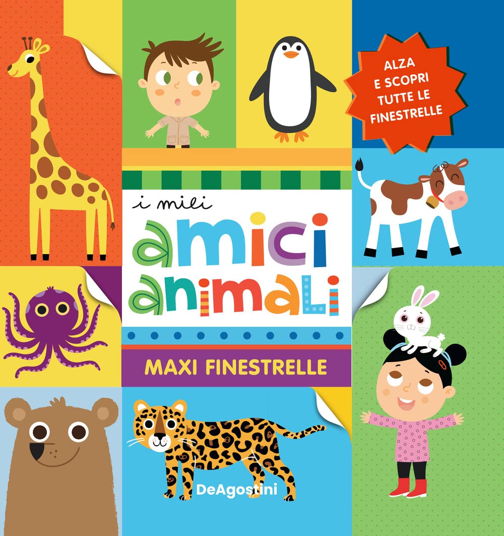 I miei amici animali. Maxi finestrelle. Ediz. a colori book
