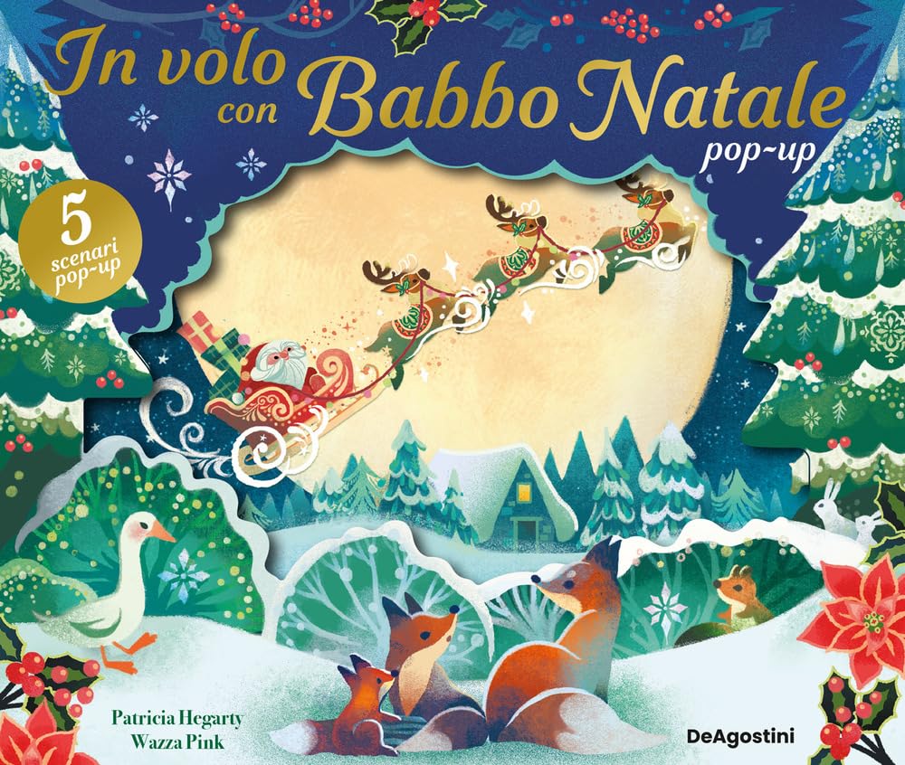In volo con Babbo Natale pop-up book