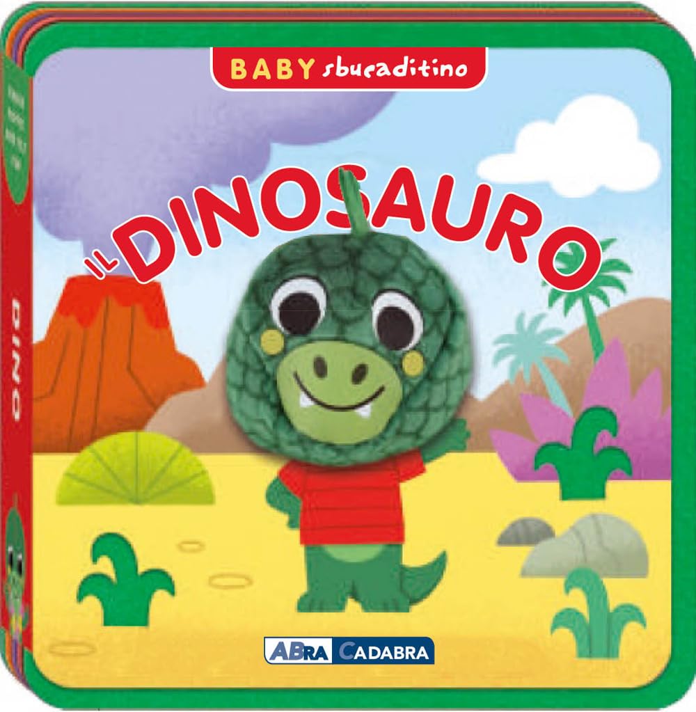 Dinosauro. Baby sbucaditino in feltro. Ediz. a colori book