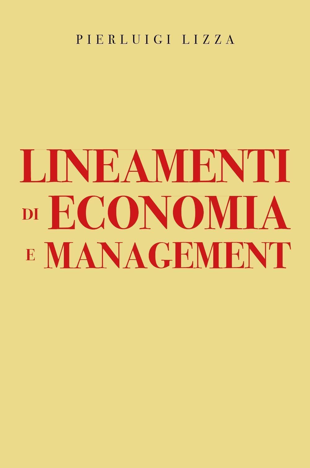 Lineamenti di economia e management book