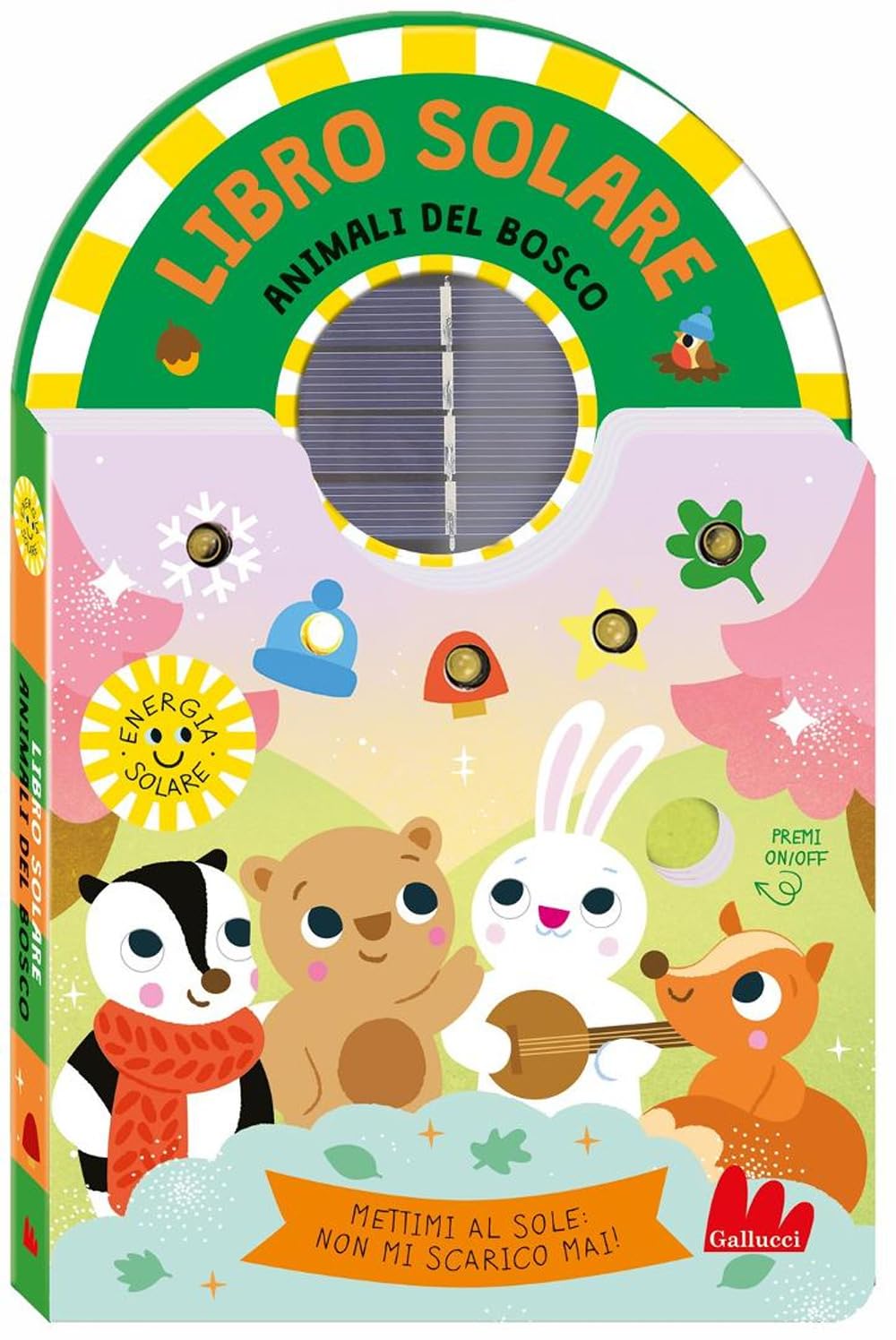 Animali del bosco. Libro solare. Ediz. a colori book