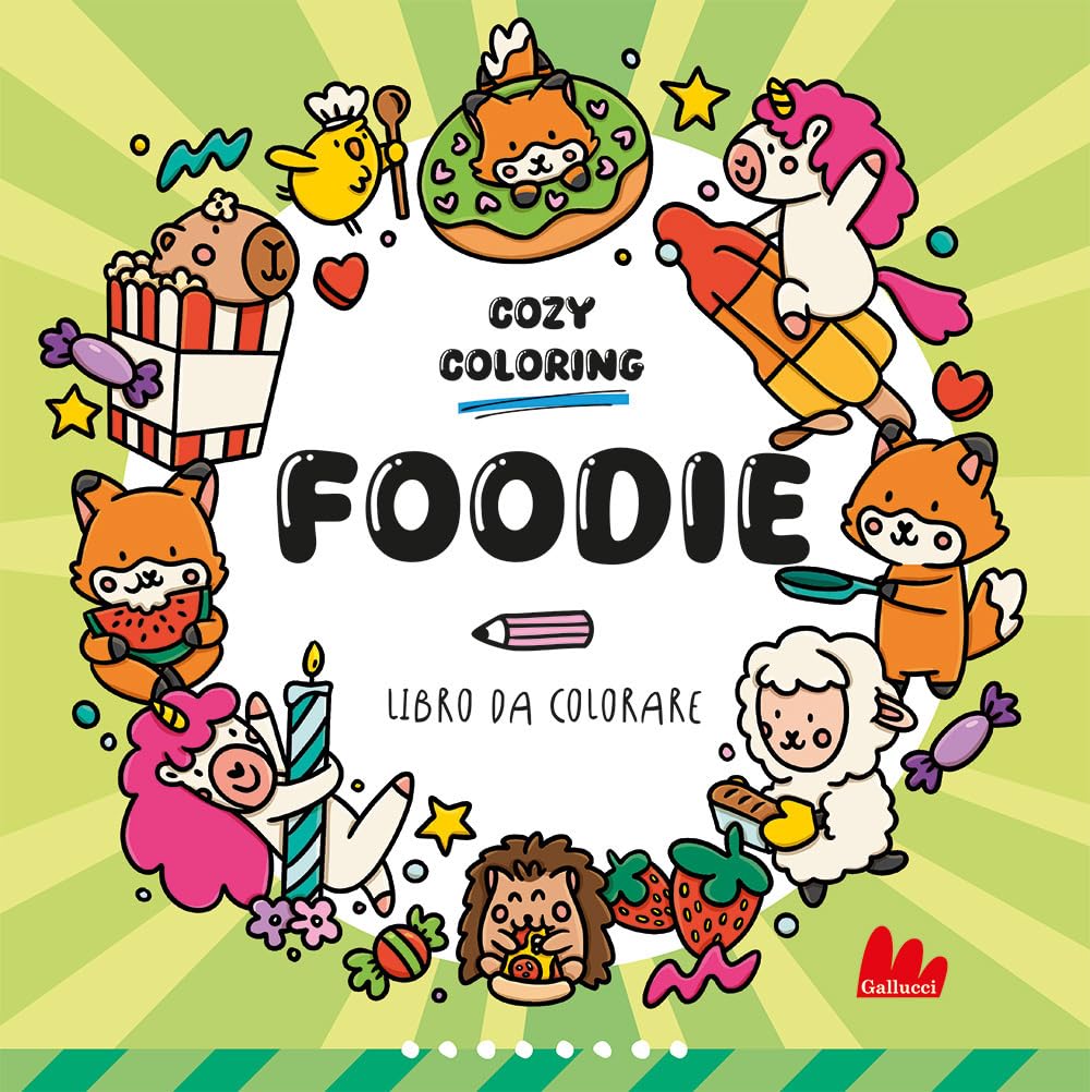 Foodie. Cozy coloring book (Colorabili) Hobbies & Crafts
