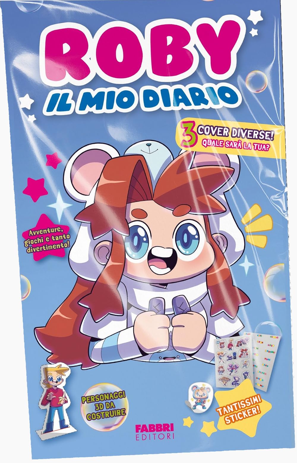 Il mio diario. Con personaggi 3D da costruire. Con Adesivi book