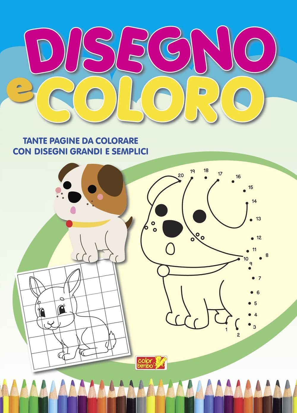 Disegno e coloro. Tante pagine da colorare con disegni grandi e semplici a colori book