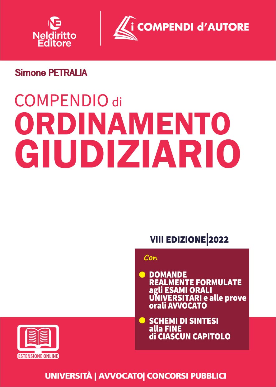 Compendio di ordinamento giudiziario Law