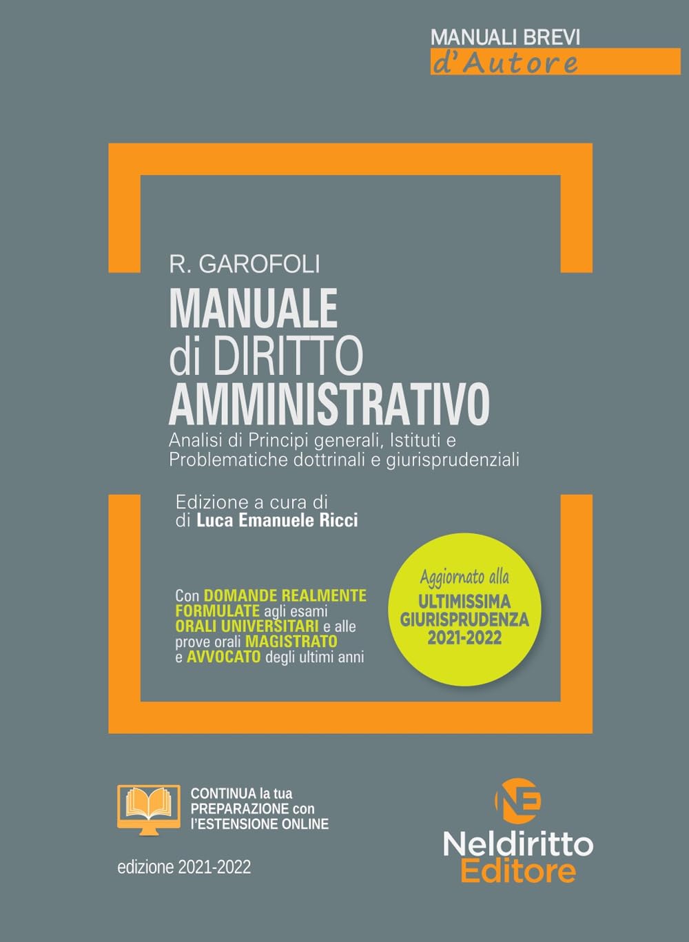 Manuale di diritto amministrativo book