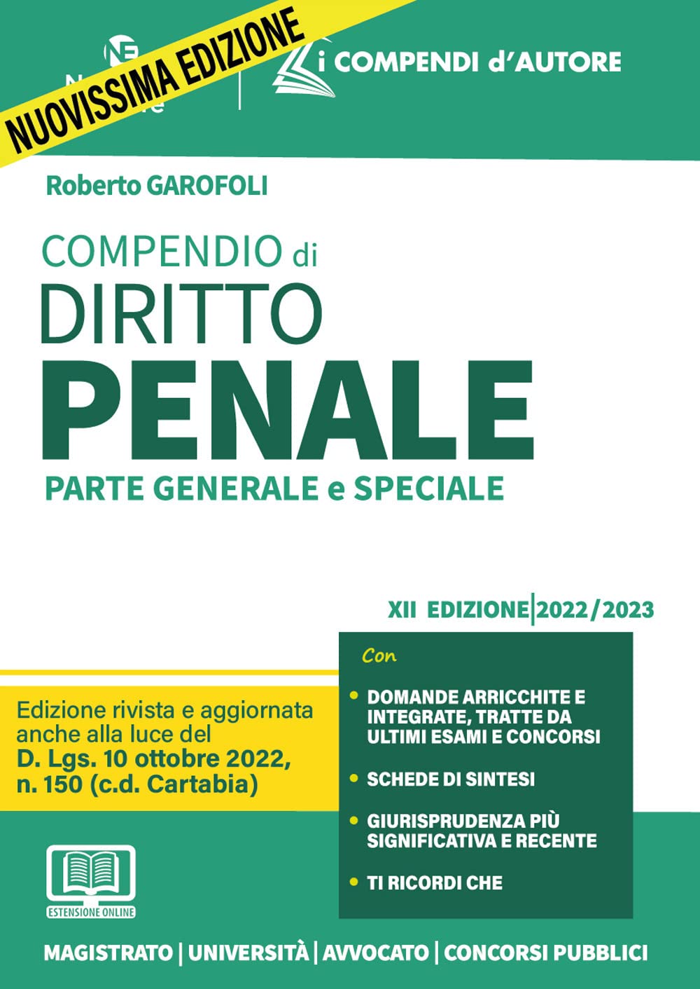 Compendio di diritto penale. Parte generale e speciale. Nuova ediz. Con espansione online book