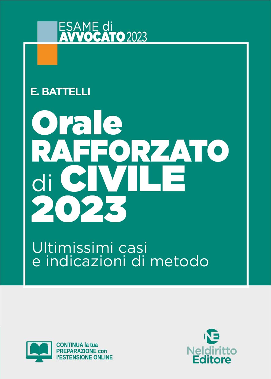Orale rafforzato di civile 2023. Ultimissimi casi e indicazioni di metodo. Con espansione online book