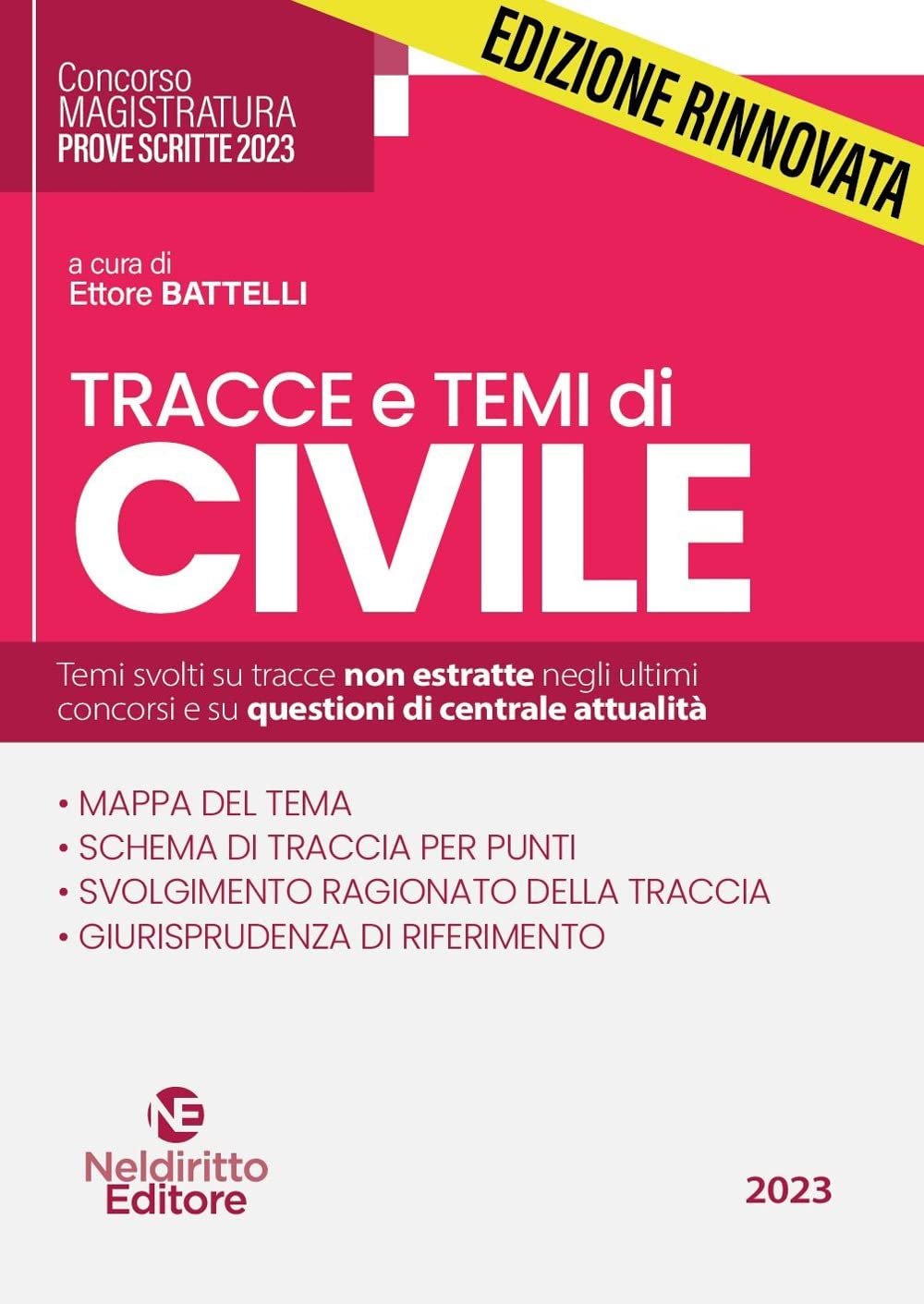 Tracce e temi di civile per il concorso in magistratura 2023 book