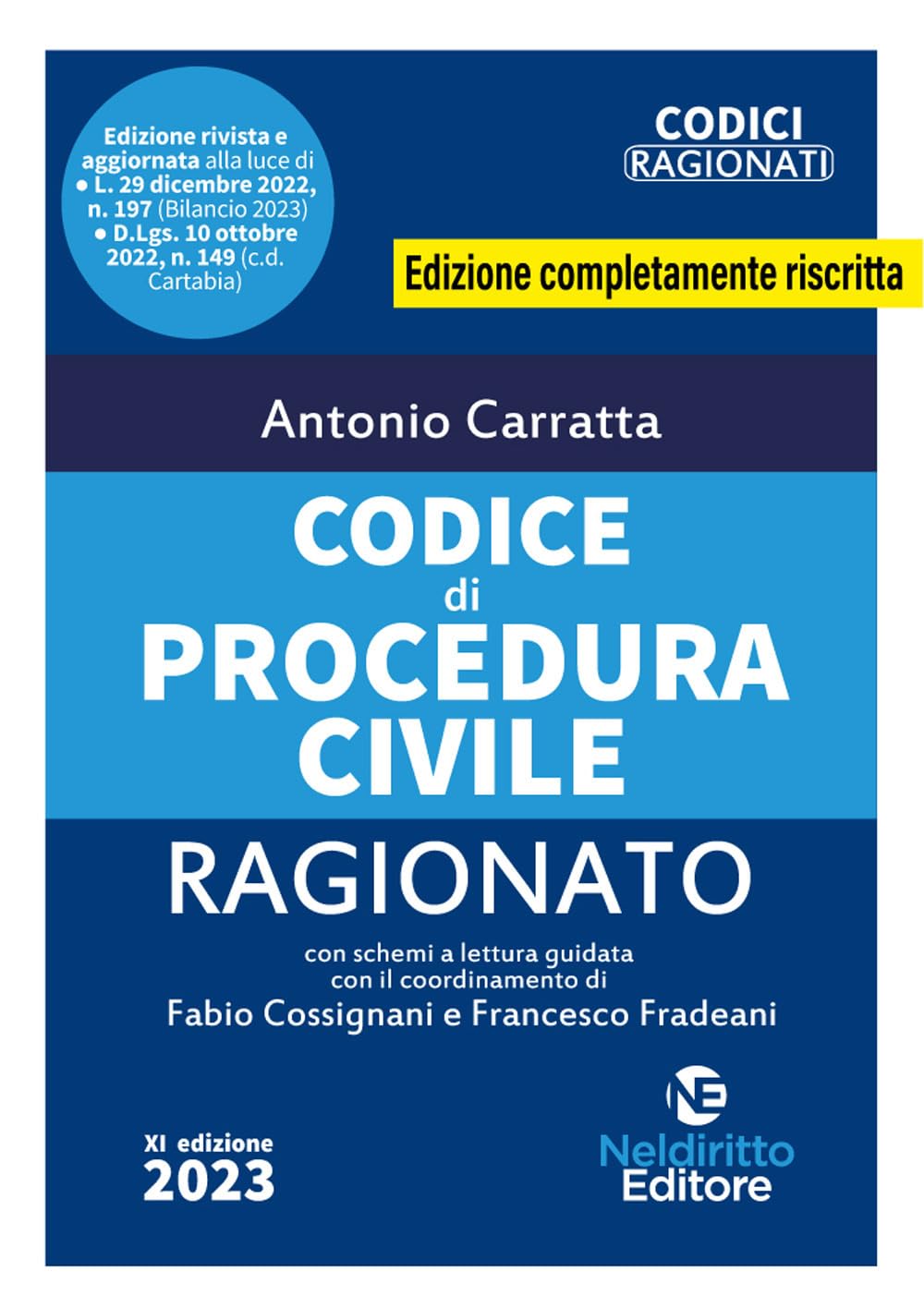 Codice di procedura civile ragionato aggiornato alla Riforma Cartabia book