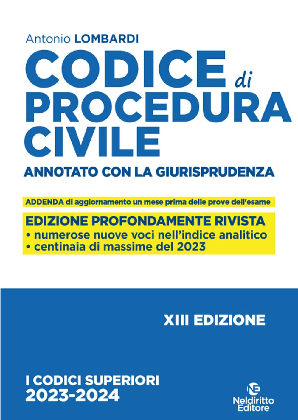 Codice di procedura civile. Annotato con la giurisprudenza Law