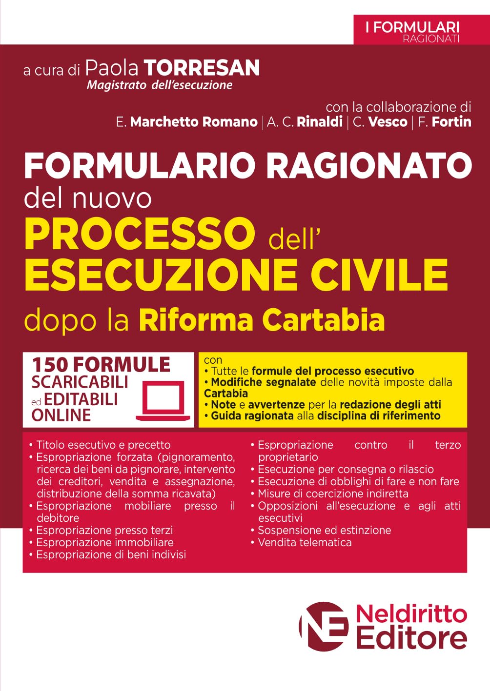 Formulario ragionato del nuovo processo dell'esecuzione civile dopo la riforma Cartabia book