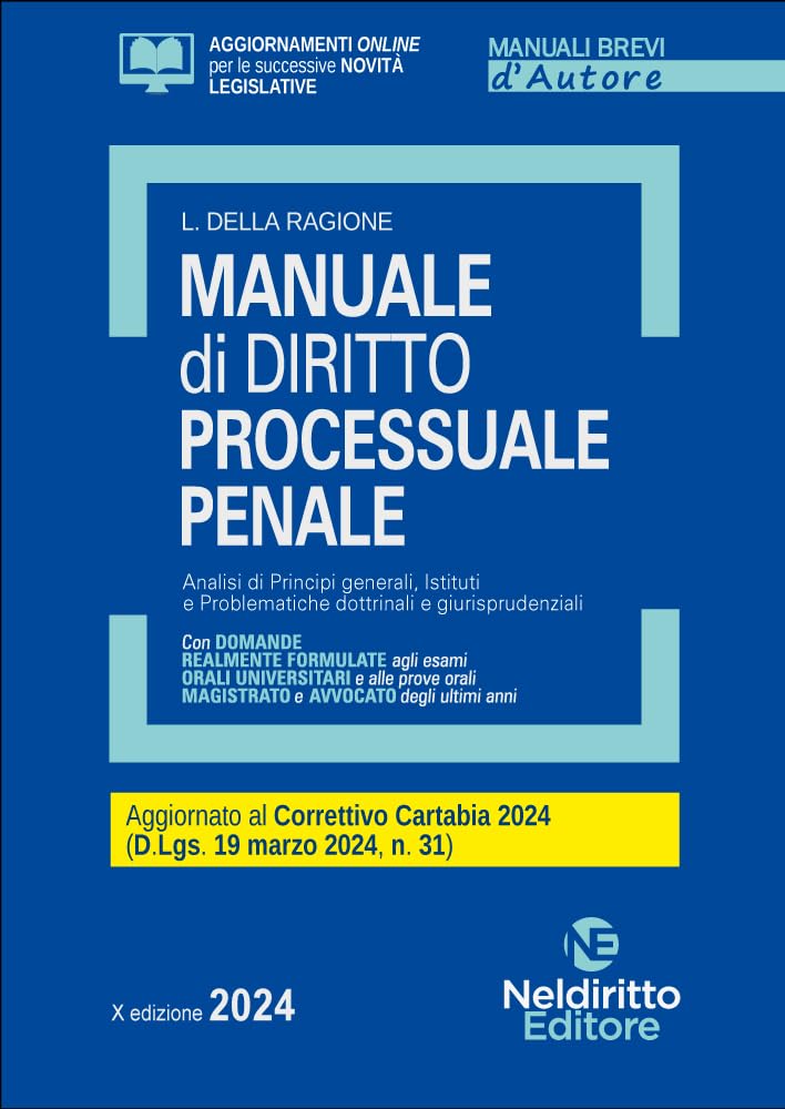 Manuale di diritto processuale penale. Aggiornato al Decreto correttivo Cartabia book