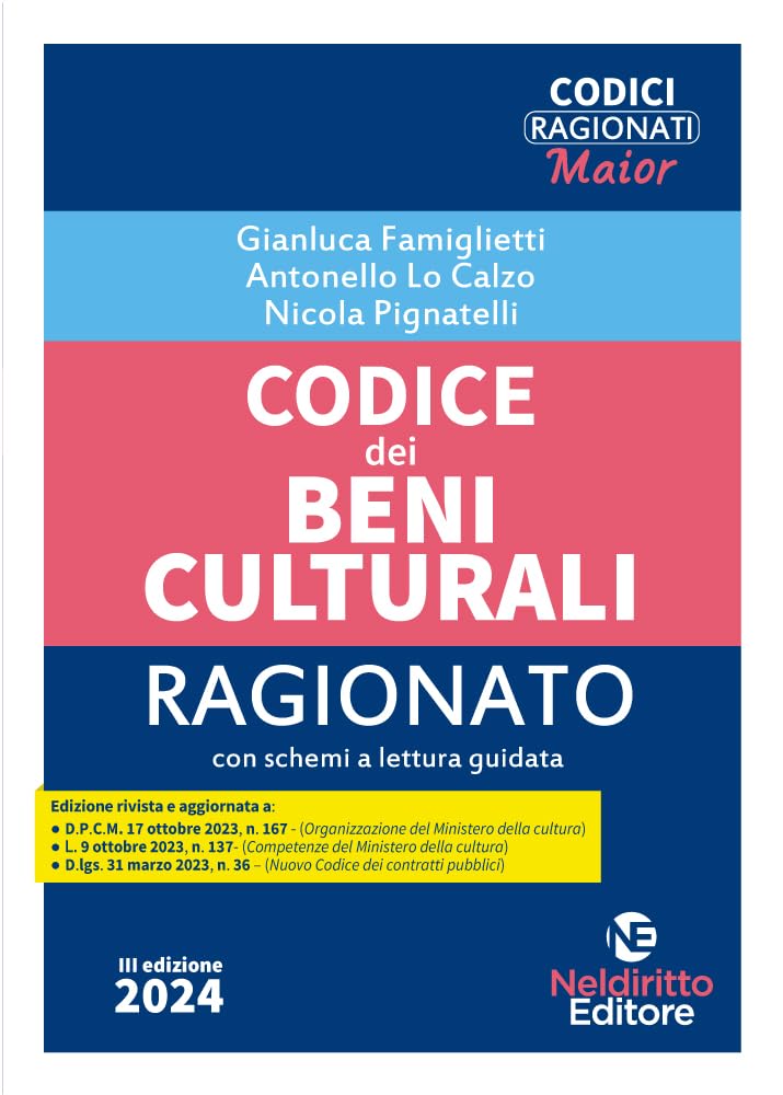 Codice dei beni culturali ragionato book