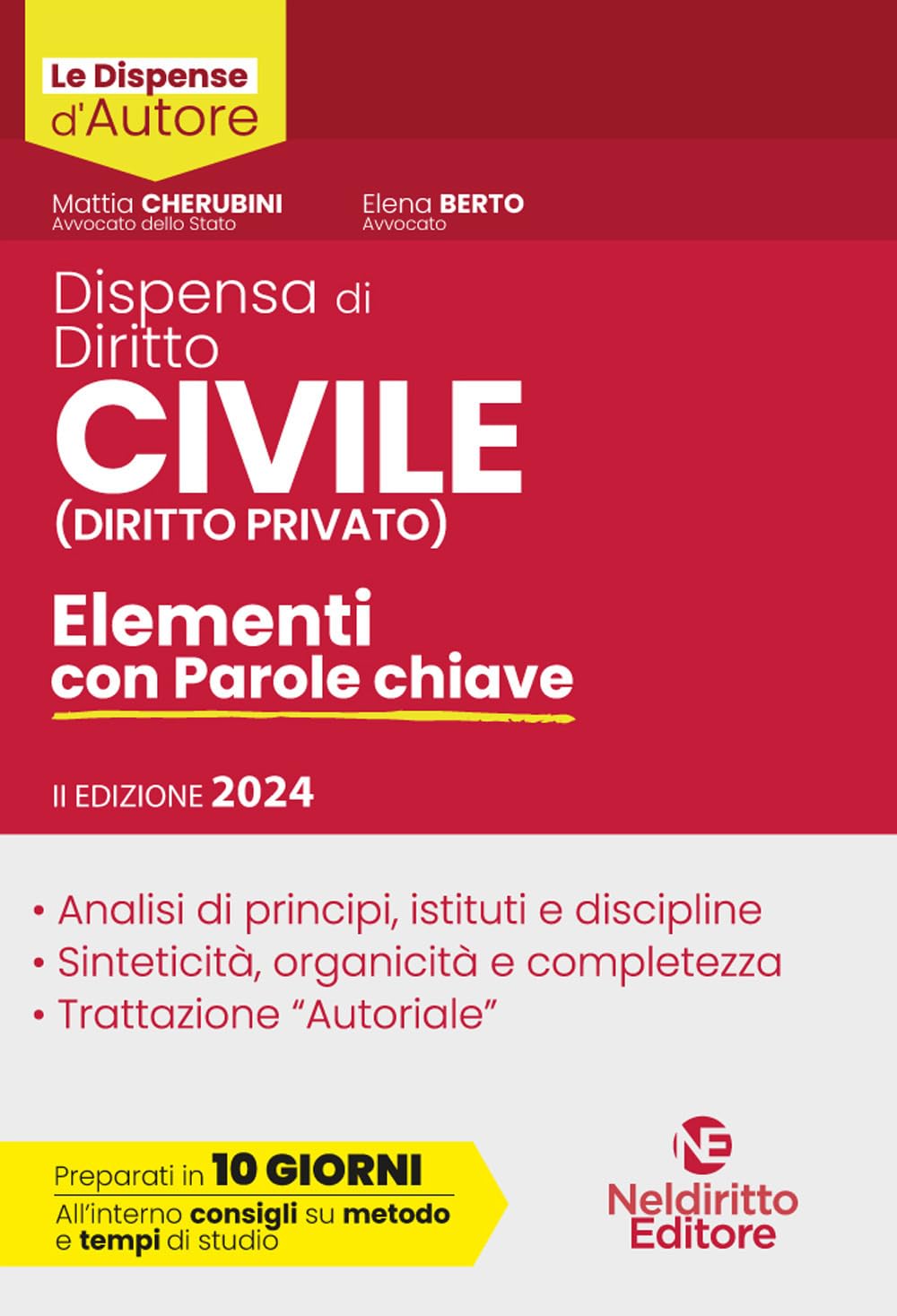 Dispensa di diritto civile (diritto privato). Elementi con parole chiave book