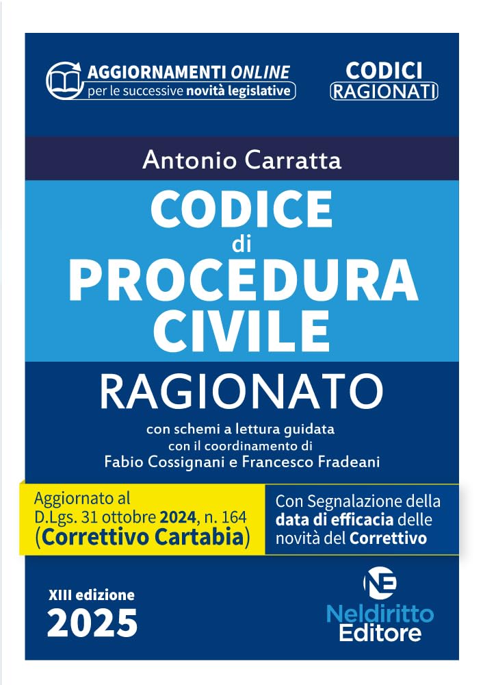 Codice ragionato di procedura civile 2025 aggiornato al Decreto Correttivo Cartabia book
