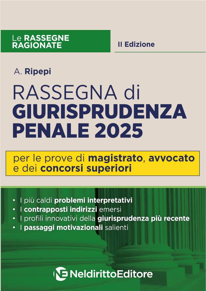 Rassegna ragionata di diritto penale 2025 book